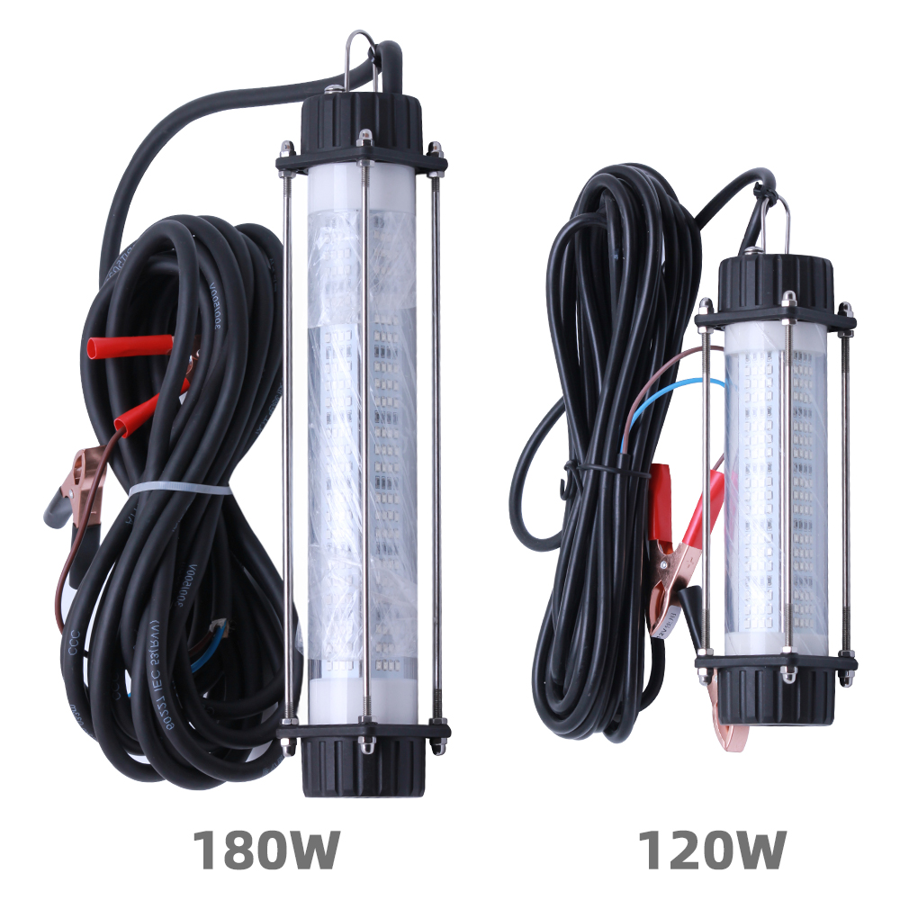 Fish Finder Cable - 1 Stück Hochleistungs-Unterwasser-Angelleuchte 120W 180W 12V