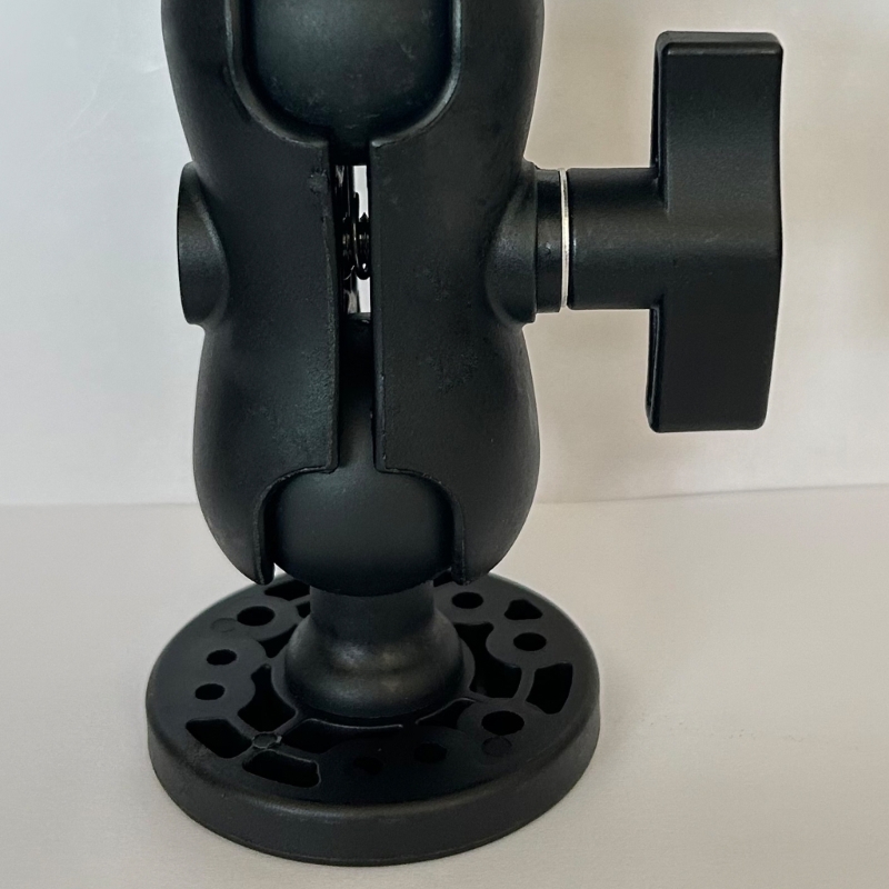 Fish Finder Mount - Elektronischer Fischfinder, drehbare Kugelmontageplatte, Marine-Elektronikhalterung, 360-Grad-Universal-Kajak-Fischfinderplatte
