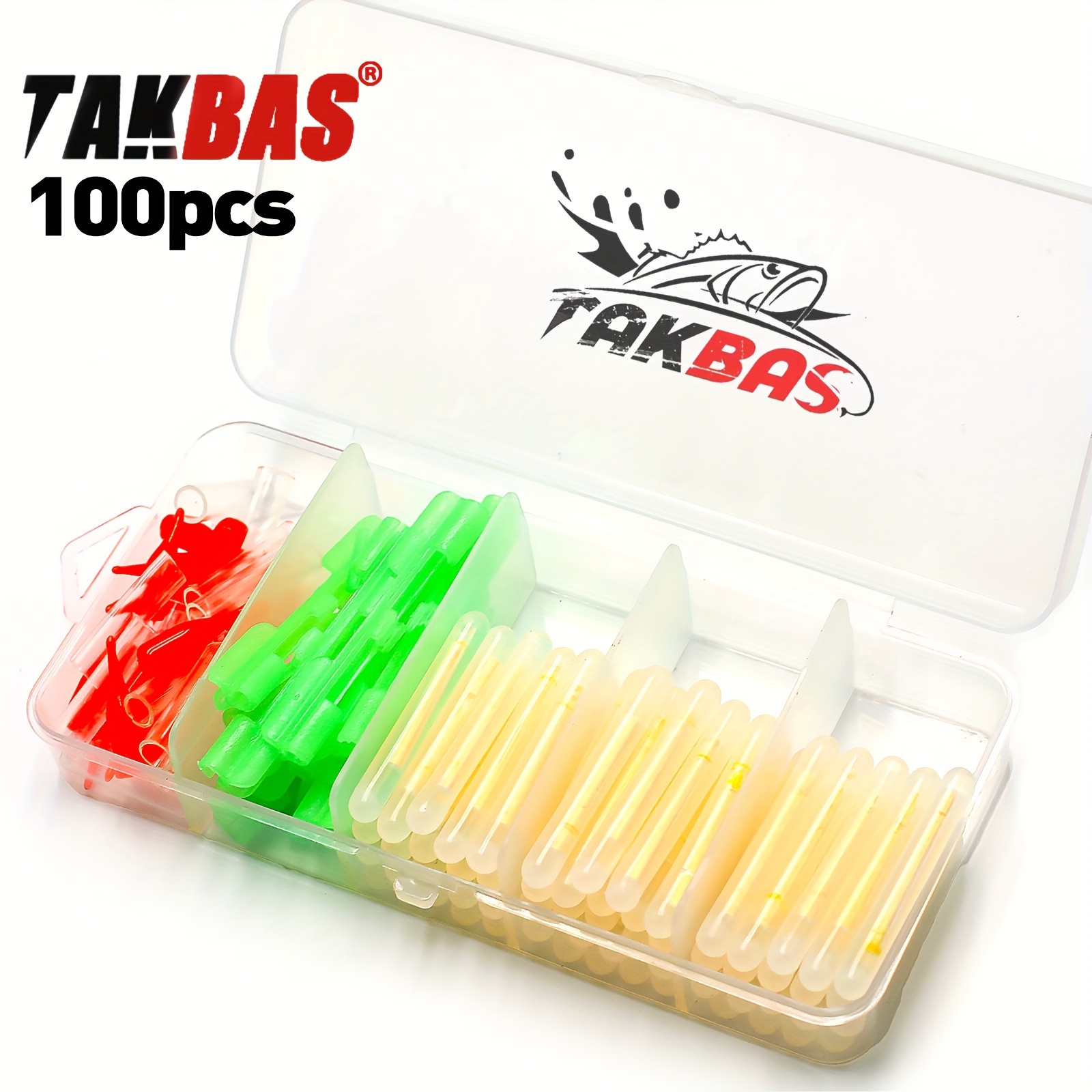 Fish Alarm - 100PCS Angeln Glow Sticks Set, Rod
