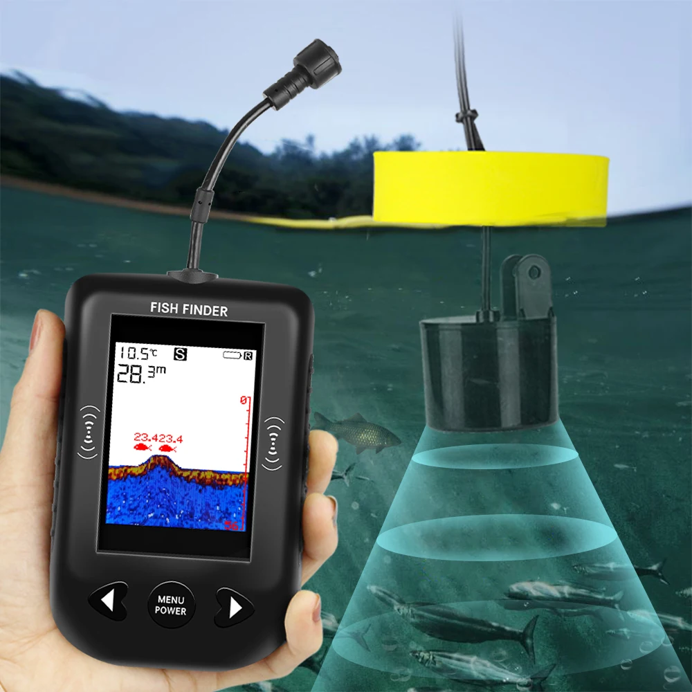Alarm 100 m tragbare Sonar-Fis – Fish Finder Cable Bewertung und Preis