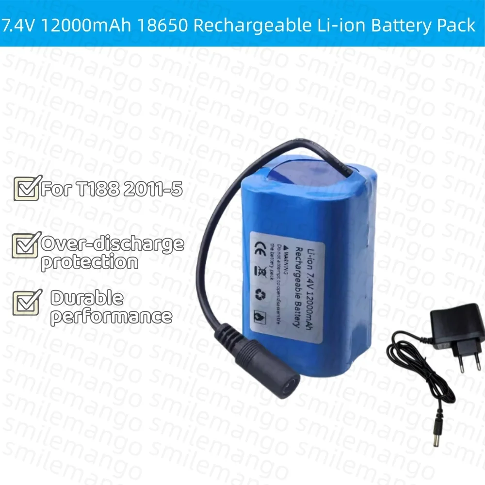 7,4V 12000mAh Akku mit USB-Lad – Fish Finder Charger Bewertung und Preis